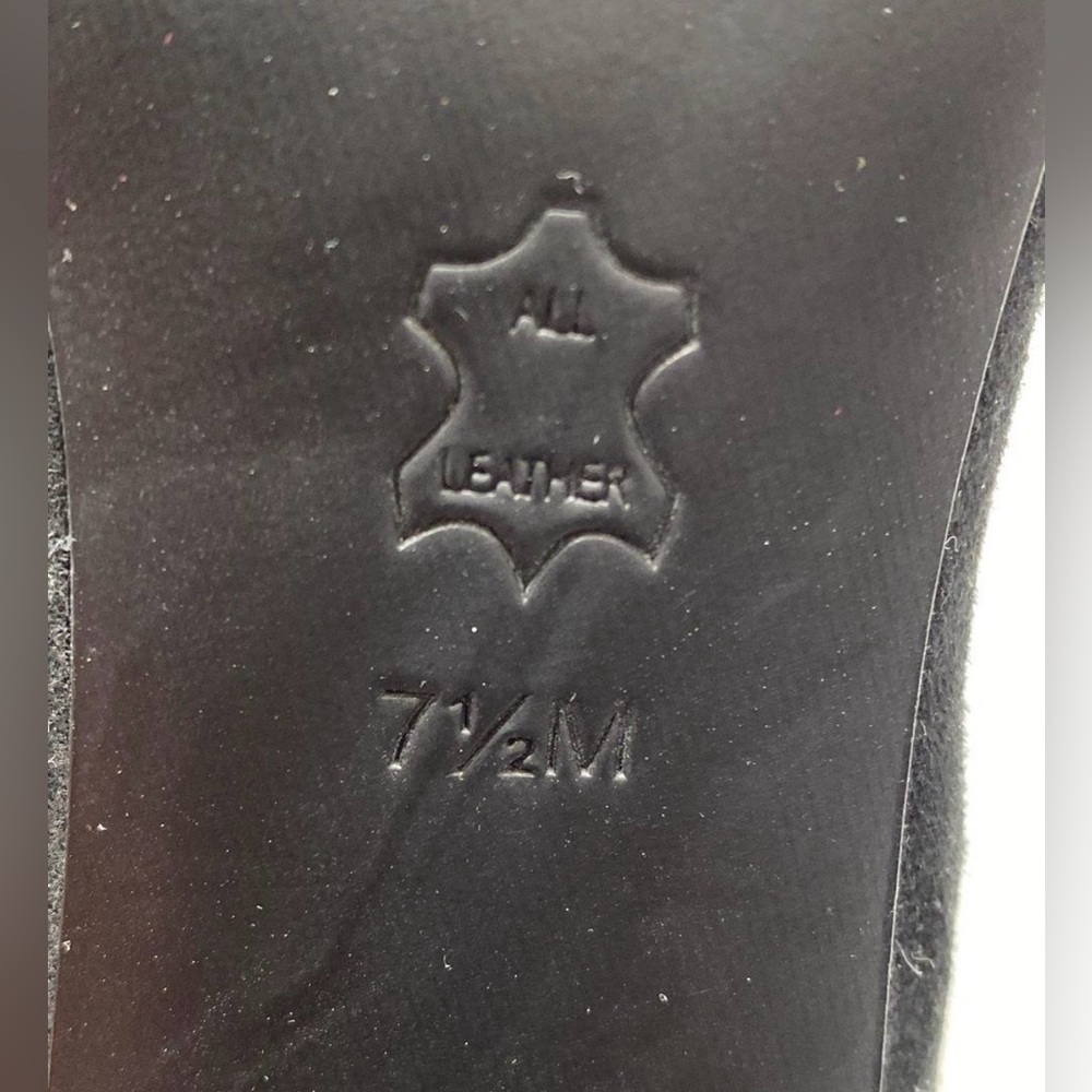 Tory Burch Black Heels with Silver Accent - Picture 6 of 7